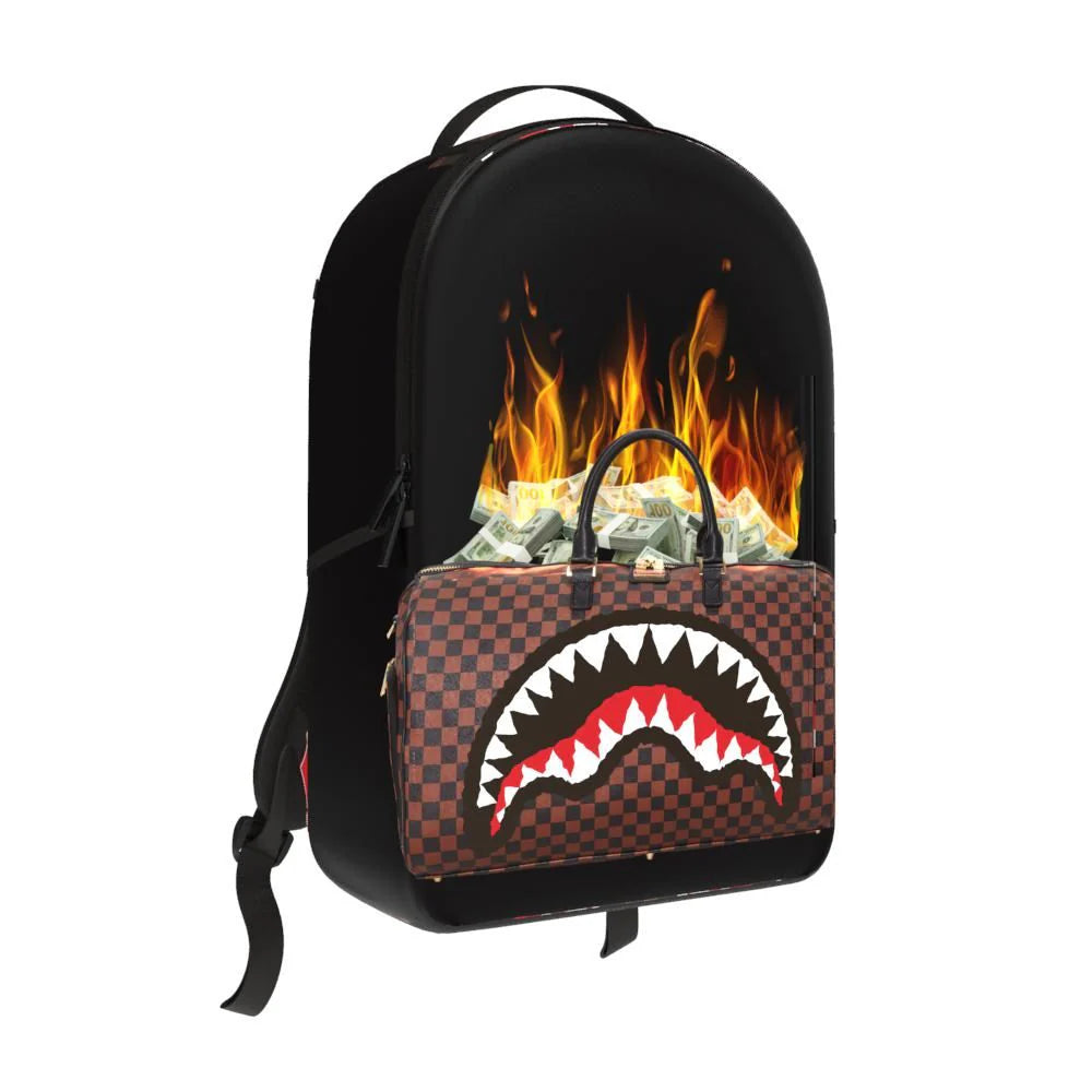 Sprayground - Bag Of Money On The Fire DLXSV Backpack