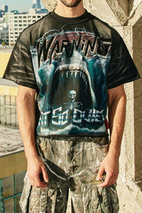 First Row - Warning Jaws Tee/FRM3009 -