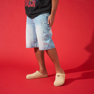DUAA - Reward Ice Denim Shorts - Blue - Clique Apparel