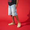 DUAA - Reward Ice Denim Shorts - Blue - Clique Apparel