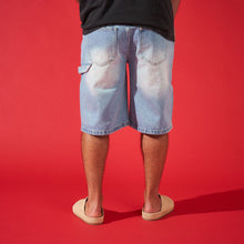 Load image into Gallery viewer, DUAA - Reward Ice Denim Shorts - Blue - Clique Apparel