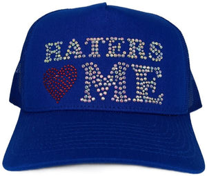 Haters Love Me Rhinestone Trucker Hat – Multi color