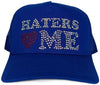 Haters Love Me Rhinestone Trucker Hat – Multi color