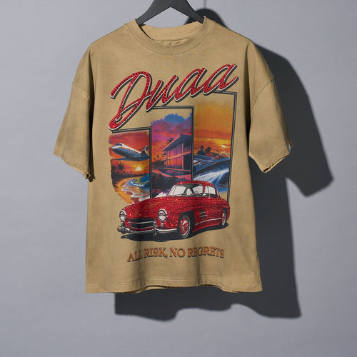 DUAA All Risk Tee Shirt Light Brown