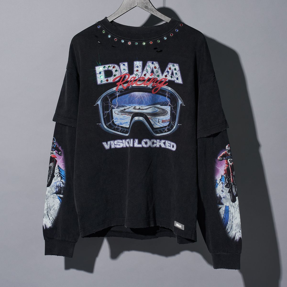DUAA Focused Long Sleeve Shirt Black
