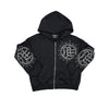 Mixed Emotion - Eclipse Black Rhinestone Hoodie - Clique Apparel