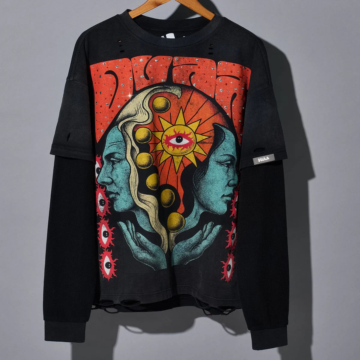 Duaa - World Tour Long Sleeve Tee - Black