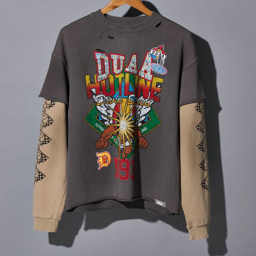 Duaa - Divine Long Sleeve Tee - Grey
