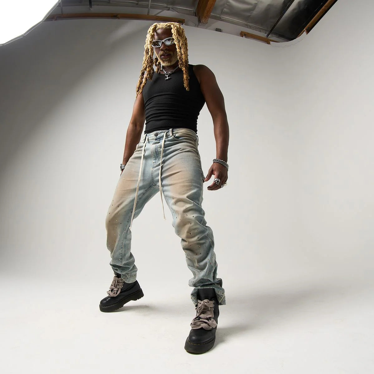 Duaa -Favored Blue Denim - Blue