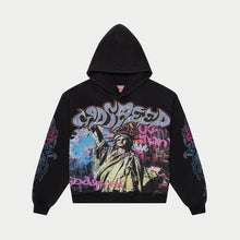 Load image into Gallery viewer, Godspeed - Vandal Hoodie - Black Wash