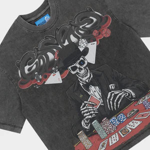 Godspeed - High Stakes Tee - Grey Wash - Clique Apparel