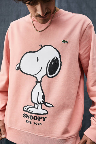Lacoste x Peanuts Crew Neck Snoopy Sweatshirt