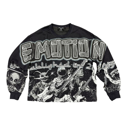 Mixed Emotions - Black Astro Long Sleeve - Clique Apparel