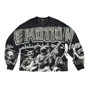 Mixed Emotions - Black Astro Long Sleeve - Clique Apparel