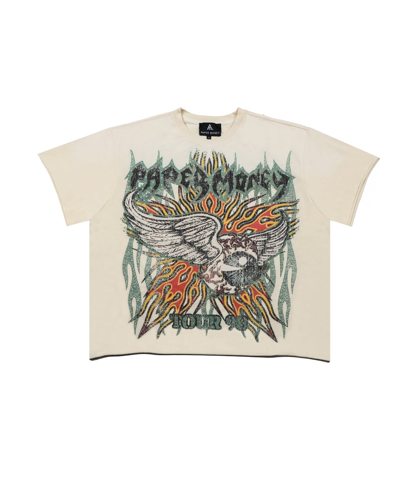 Paper Money - 98 Tour Rhinestone Bone - Clique Apparel