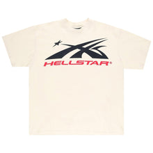 Load image into Gallery viewer, Hellstar - Gel Sport Logo Tee - Cream/Red