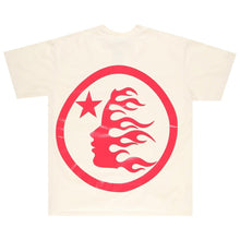 Load image into Gallery viewer, Hellstar - Gel Sport Logo Tee - Cream/Red