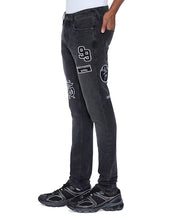 Load image into Gallery viewer, Ksubi - van winkle roadhouse black patched - Black