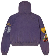Load image into Gallery viewer, Valley  Forever - Army Zip up Hoodie - Purple