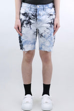 Load image into Gallery viewer, P020 TIE DYE SHORTS - BLUE/BLACK - Clique Apparel