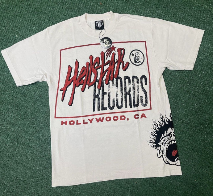 HS - Studios Records Tee - Cream