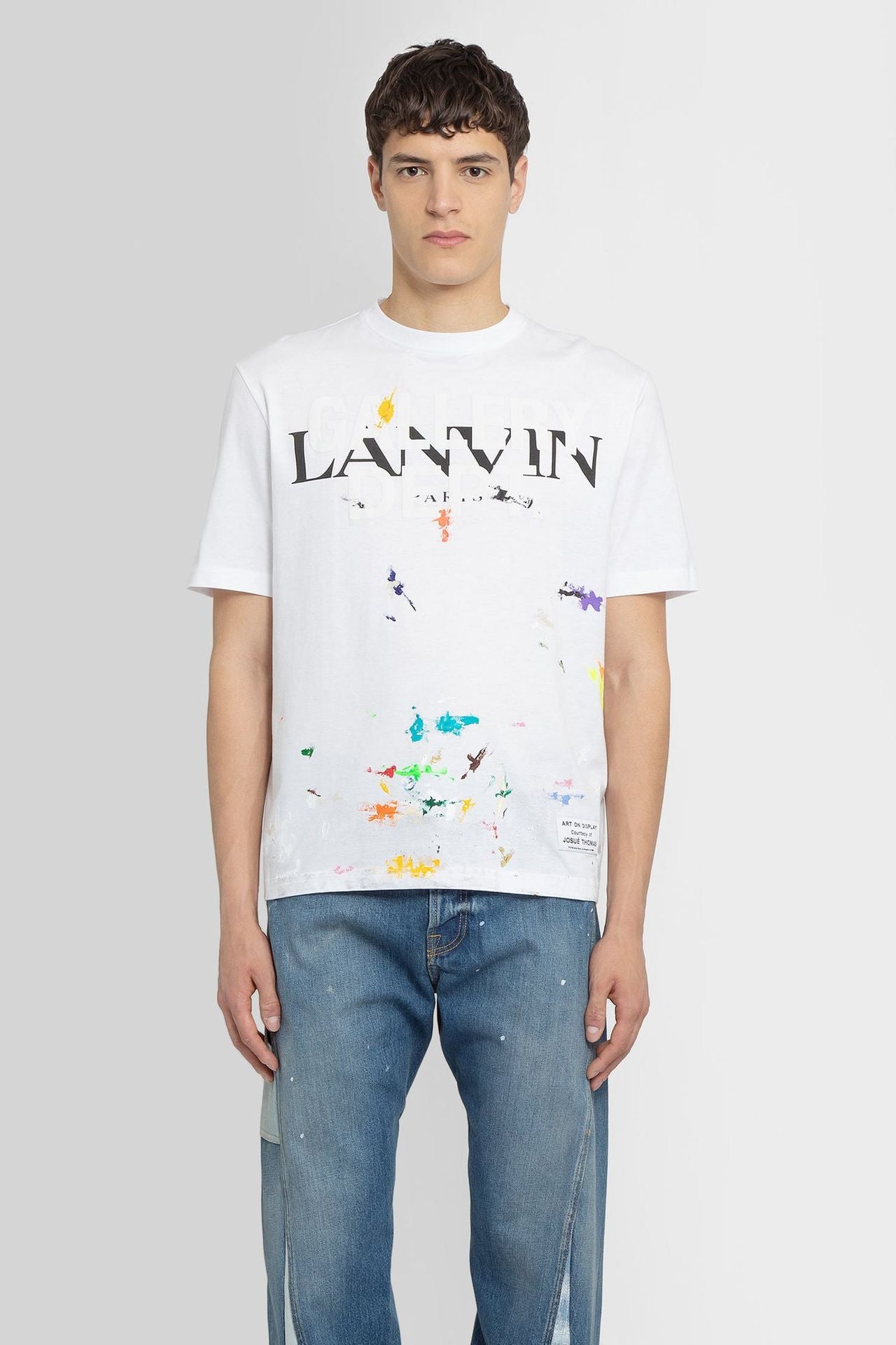 Lanvin x Gallery Dept - Paint Splatter Tee - White