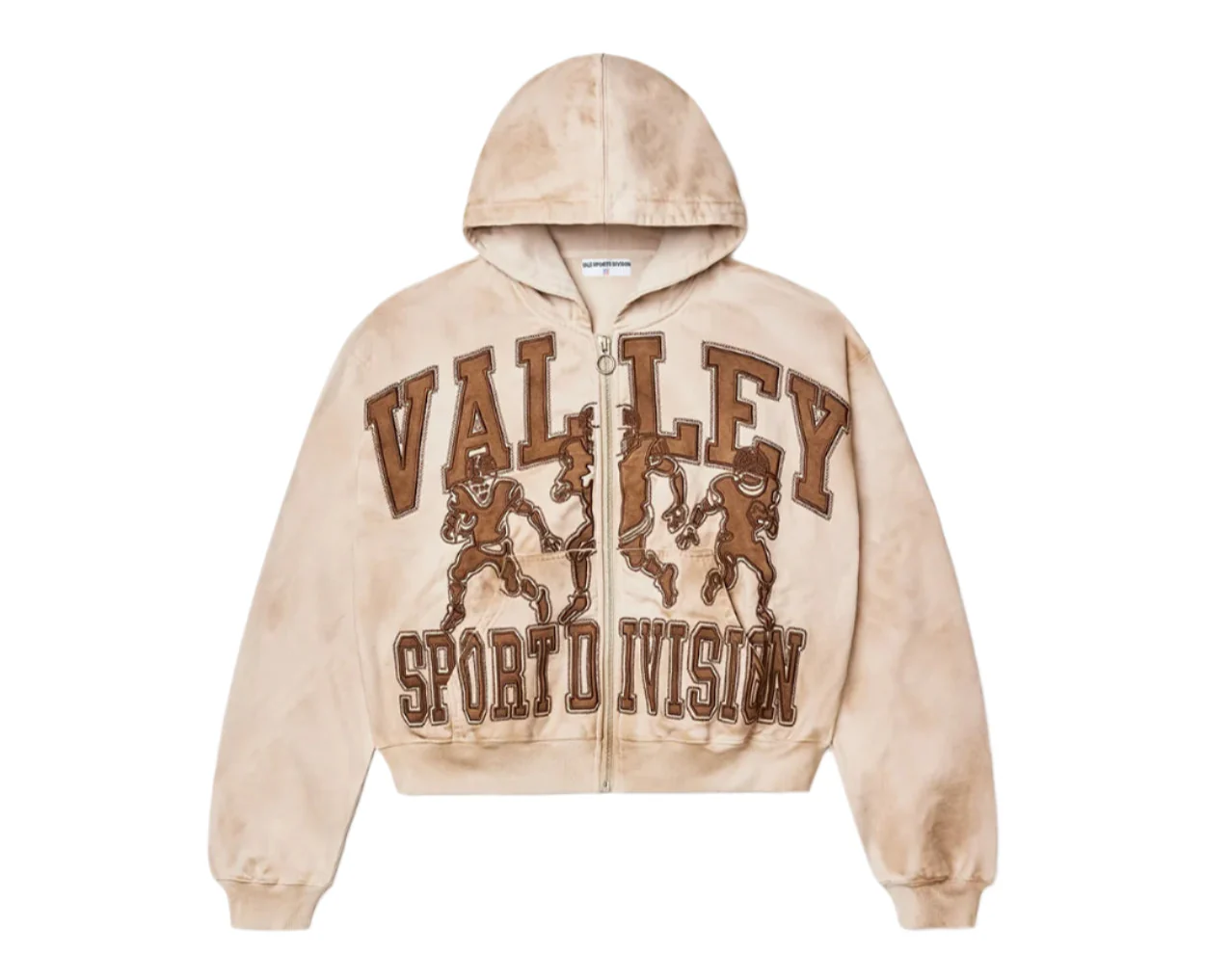 Valley - Mud Friday Zip Up Hoodie - Beigh