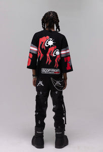ESSENCE-SNAP CARGOS BLK - Clique Apparel