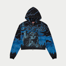 Load image into Gallery viewer, Godspeed - Voltage Zip Up Hoodie - Blue