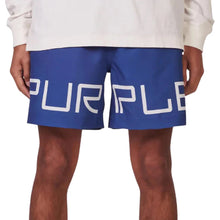 Load image into Gallery viewer, PURPLE-BRAND PRINTED ALL ROUND SHORT-WORDMARK - Clique Apparel