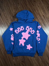 Load image into Gallery viewer, Sp5der - Pink/blue Beluga hoodie