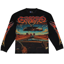 Load image into Gallery viewer, Godspeed - On The Run Long Sleeve T-Shirt - Black