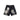 Mixed Emotion-  AI Denim Shorts - Black - Clique Apparel