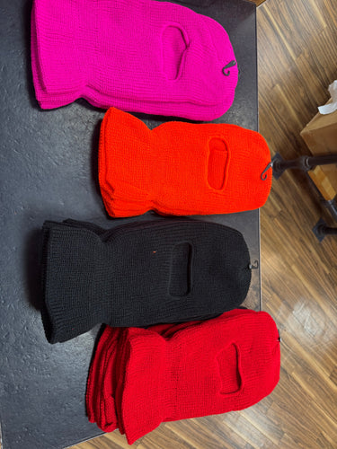KB - Facemask 1Hole Black - Clique Apparel