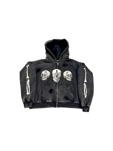 Floor914 - Skull Zip Up - - Clique Apparel