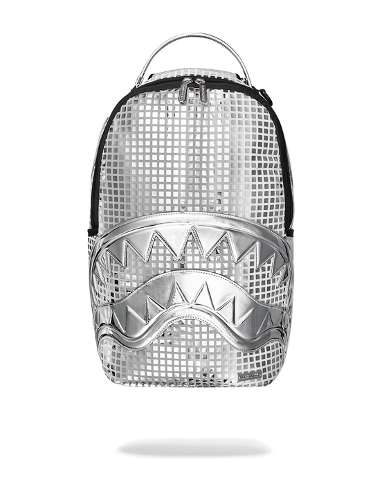 Sprayground - Backpack Disco Ball Shark Dlxsv Backpack Silver