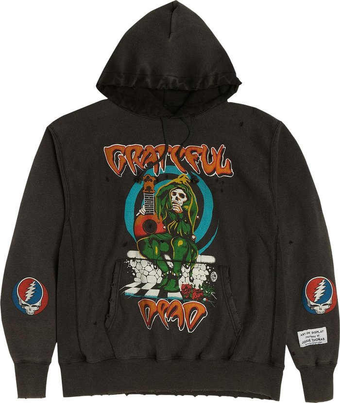 Gallery Dept - Grateful Dead Hoodie - Black - Clique Apparel