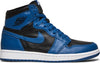 Nike - Air Jordan 1 Retro High OG Sneakers - DK Marina Blue/Black/White - Clique Apparel