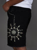 Politics Shorts - Maud - Jet Black Wash - 713 - Clique Apparel