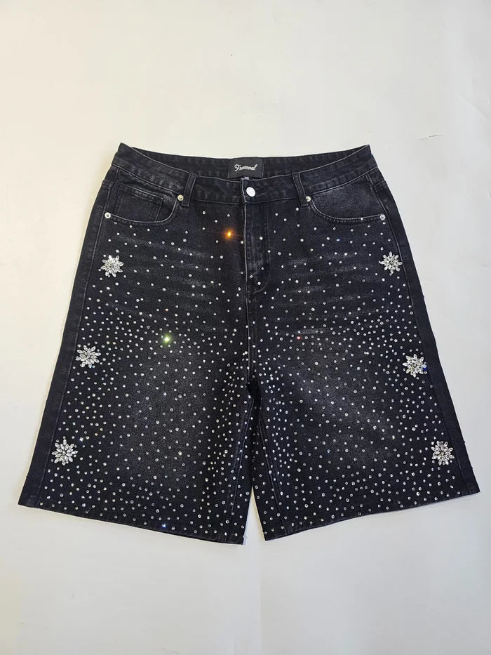 Fraternal - Black Astro Jorts - Clique Apparel