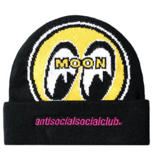 Load image into Gallery viewer, Anti Social Social Club - X Mooneyes Headrush Beanie Hat - Black