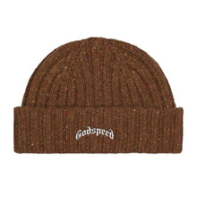 Load image into Gallery viewer, Godspeed - Og Logo Emblem Beanie (Brown Speckle)