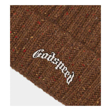 Load image into Gallery viewer, Godspeed - Og Logo Emblem Beanie (Brown Speckle)