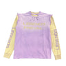 LP - Twofer Crew Neck Purple - Clique Apparel