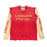 LP - Twofer Crew Neck Red - Clique Apparel