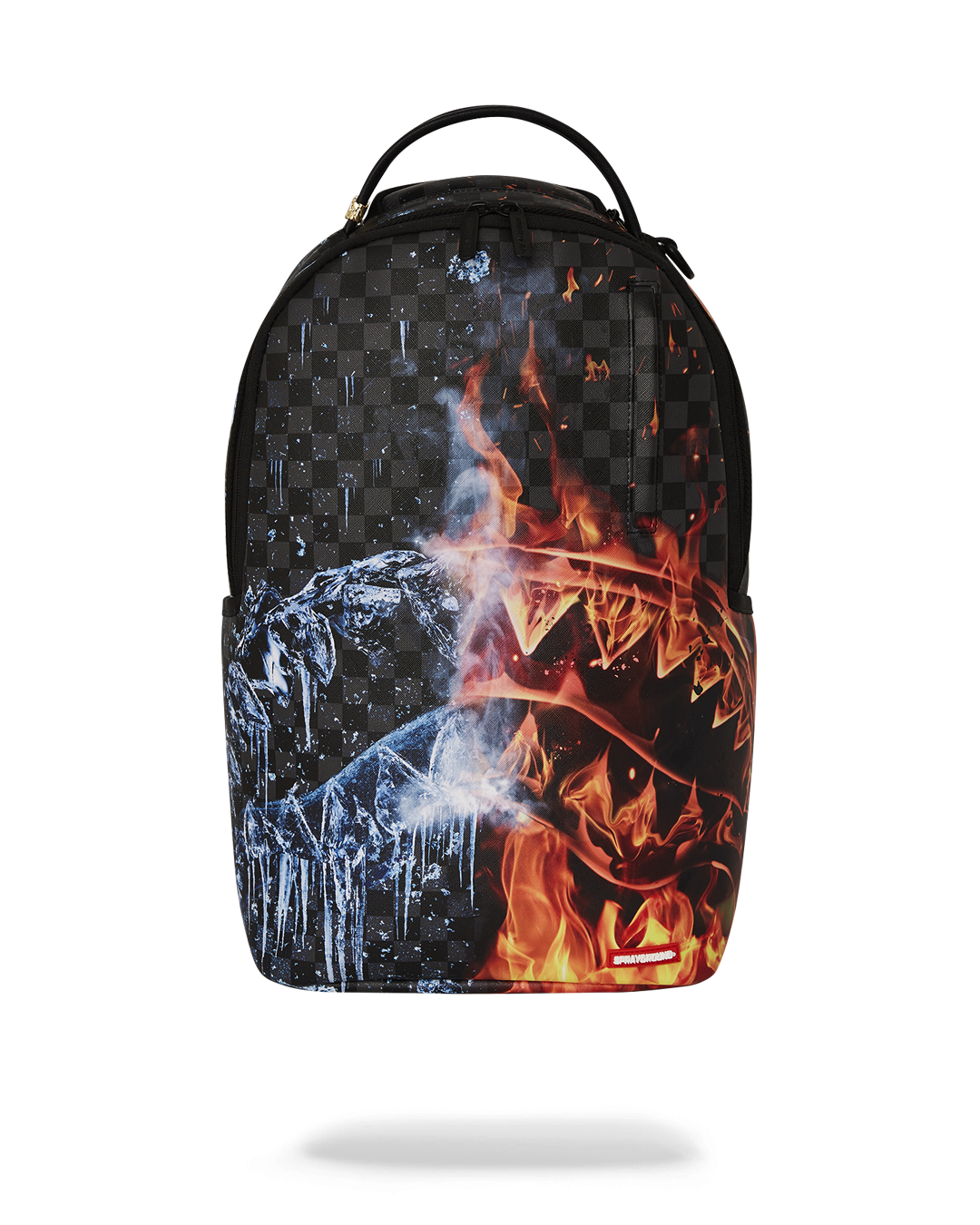 Sprayground - Fire & Ice Shark DLXSV Backpack - Clique Apparel