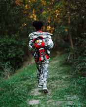 Load image into Gallery viewer, Sprayground - Shredded Arctic Moneybear Backpack