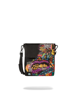 Sprayground -Half Graf Lips Messenger Bag