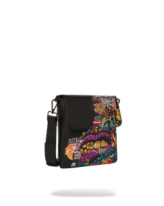 Sprayground -Half Graf Lips Messenger Bag