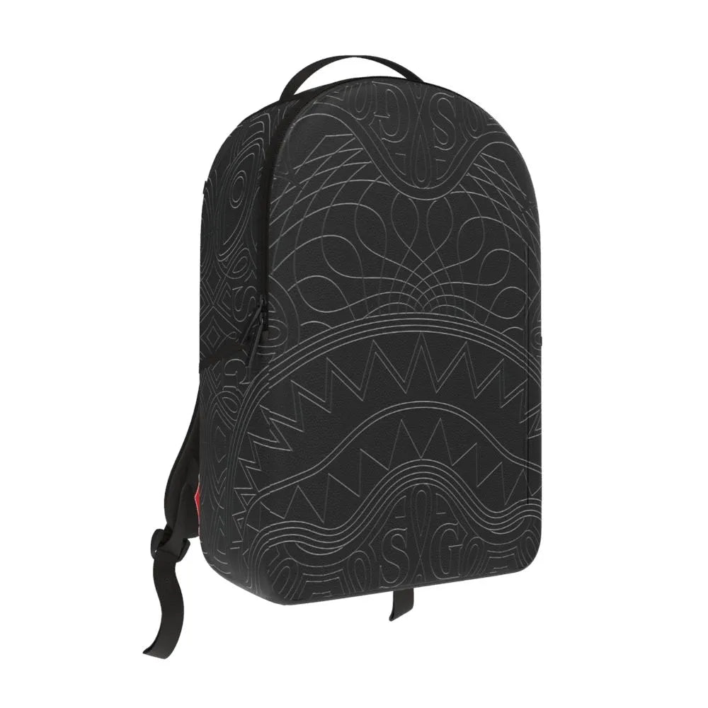 Sprayground - Tonal Monogram Emboss Shark DLX Backpack